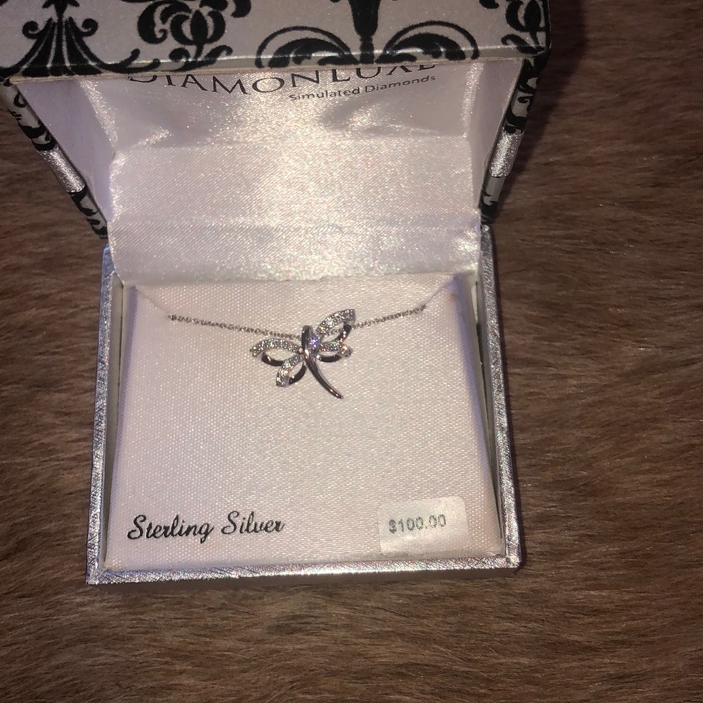 Silver Butterfly Necklace
